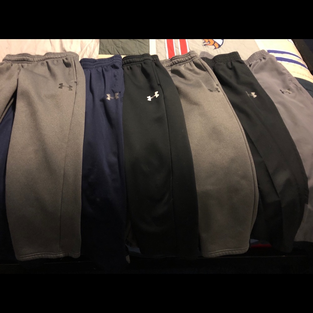 Under Armour Pants. All 6 for one price!!